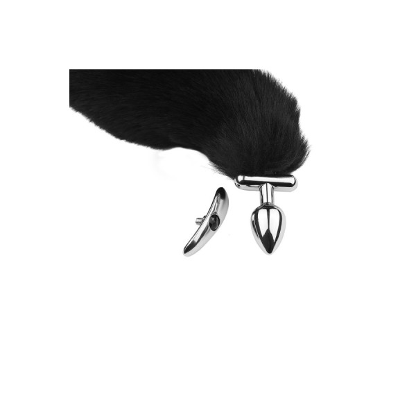 Plug interchangeable aluminium avec queue noire articulée 